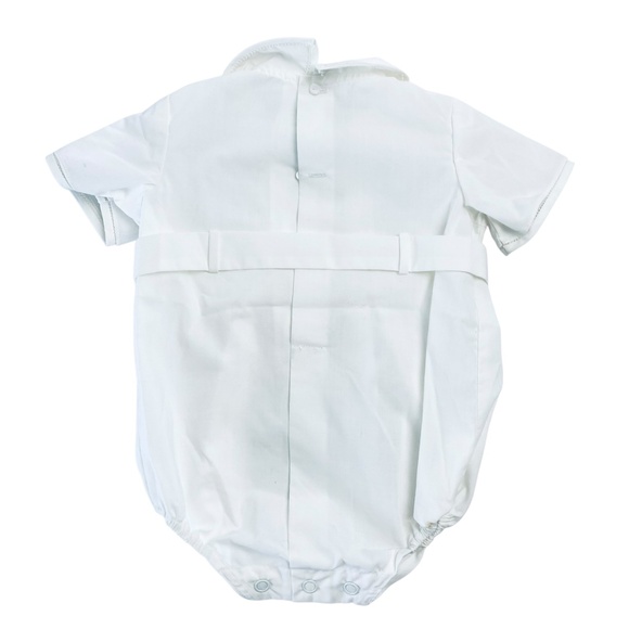 A LITTLE ANGEL Christening Special Occasion Romper in White Size 3-6 months - Picture 2 of 9